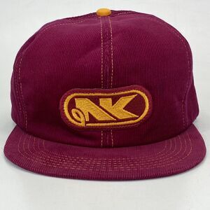 Vintage K-Products NK Northrup King Company Corduroy Snapback‎ Trucker Hat